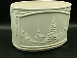 Keramik Keksdose oval ohne Deckel