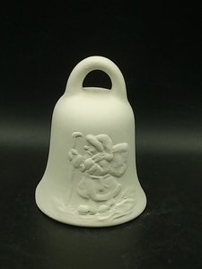 Keramik Glocke mit Kranz