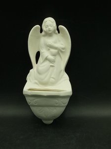 Keramik - Weihwasserkessel - Engel mit Kelch