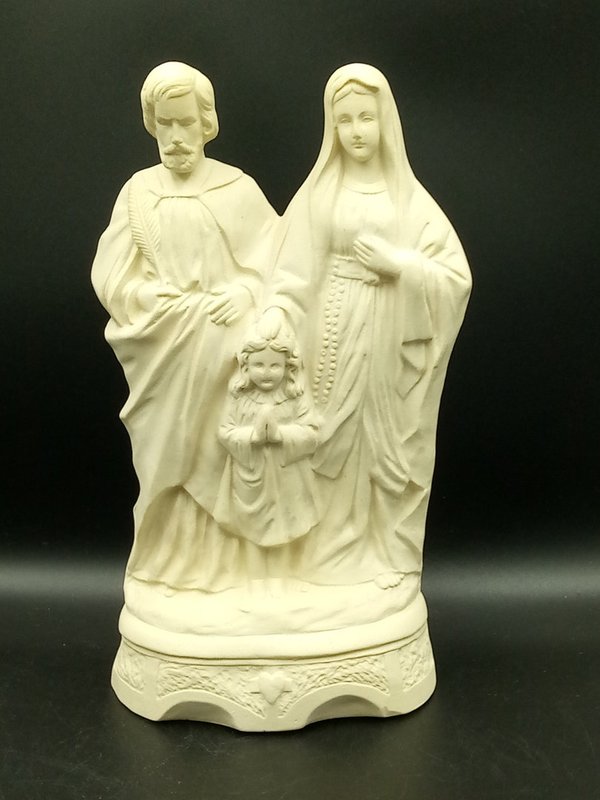 Keramik Maria und Josef mit Kind, Heilige Familie