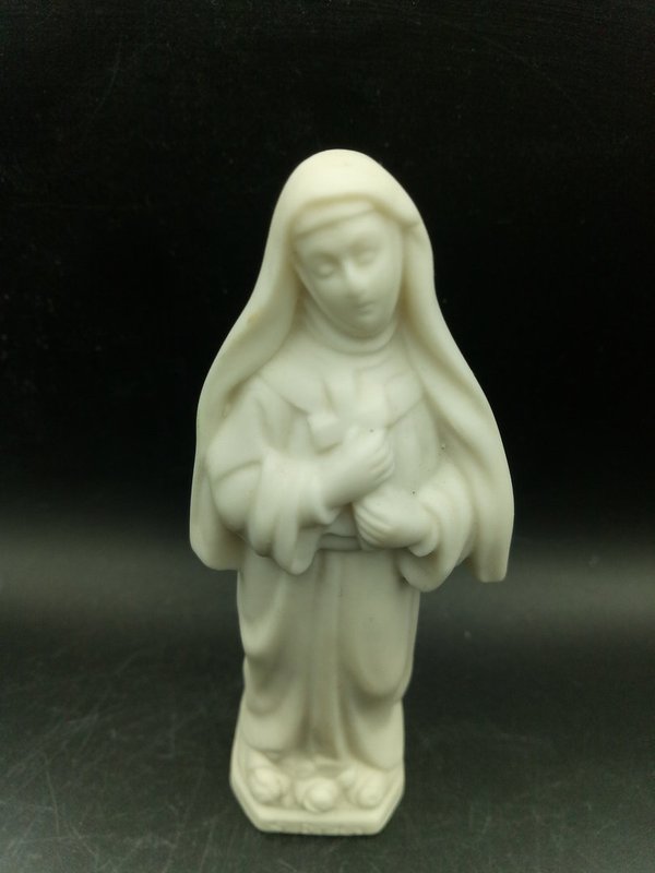 Porzellan - Heilige Rita mit Kreuz