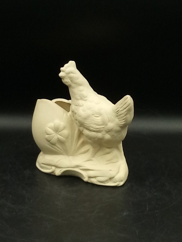 Keramik - Huhn mit Ei