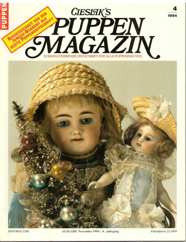 Cieslik's Puppen Magazin Ausgabe November 1994 - 8. Jahrgang