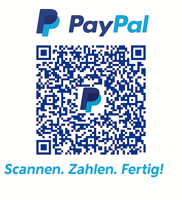 Mit PayPal - QR-Code bei Abholung zahlen